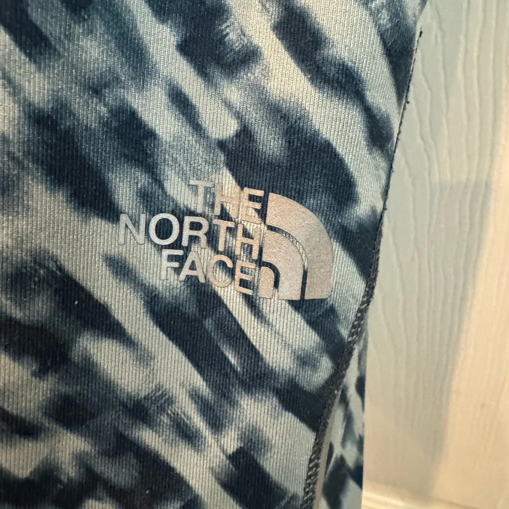 The North Face Motivation Printed Leggings Cropped Blue Women’s Size L - Picture 5 of 10